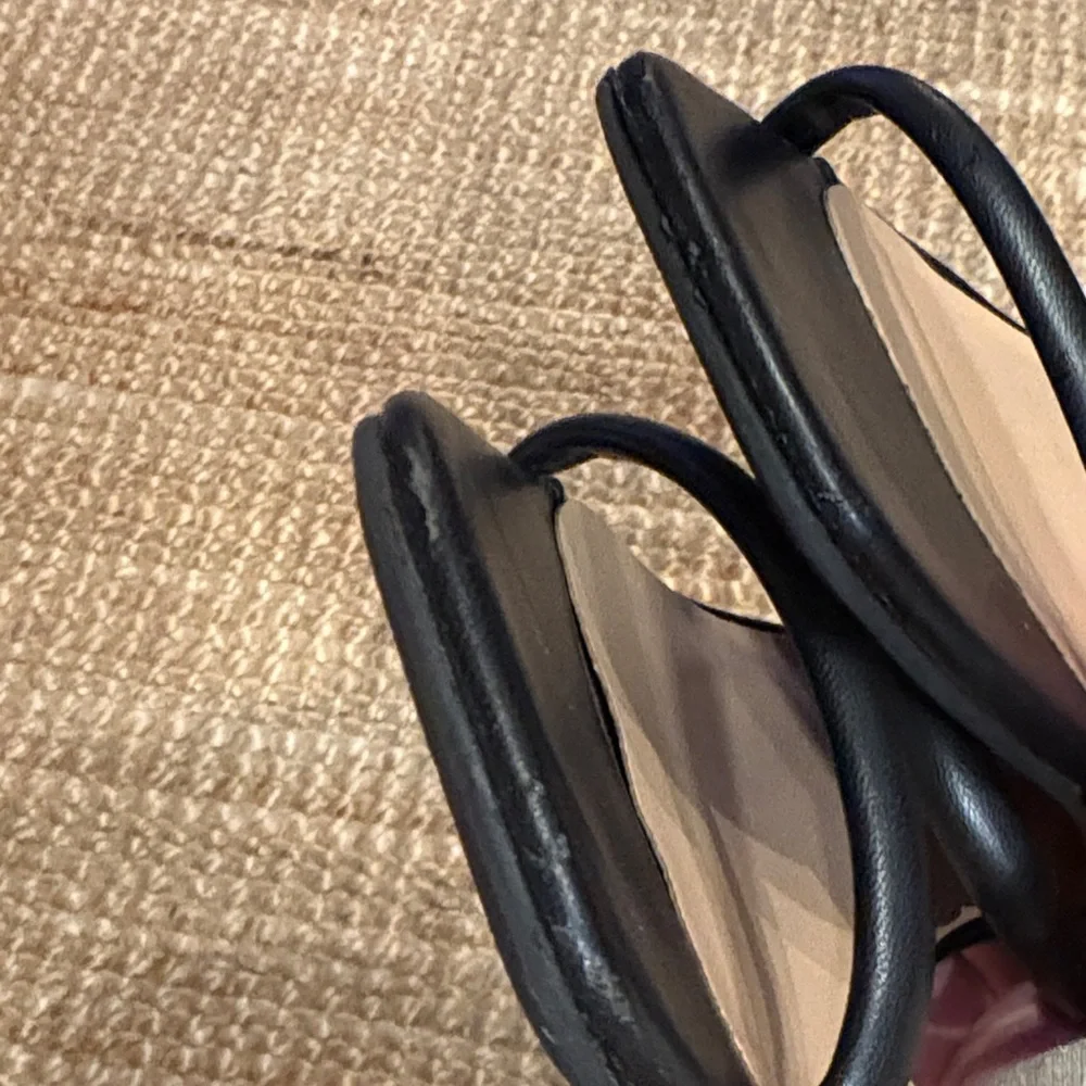 A New Day Black Double Strap Heels - Picture 5 of 5